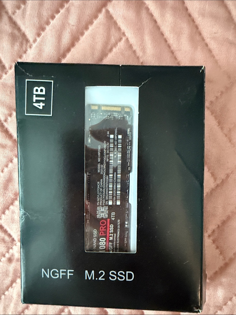 4TB NGFF M.2 SSD (Black) - High Capacity M.2 Storage